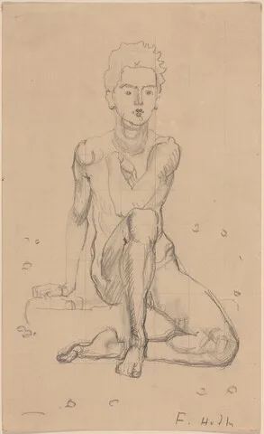Ferdinand Hodler, Hector Posing Nude