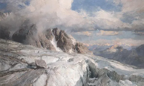 Edward Theodore Compton, Saleinaz Glacier