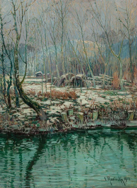 Vaclav Radimsky, Winter in Normandy