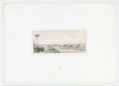 Max Klinger, Huldigung (Homage) from Ein Handschuh (A Glove). Cyclus von zehn Compositionen radirt. Rad. Opus VI, Plate VI. First edition