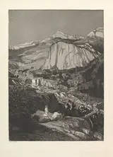 Max Klinger, Mondnacht, from Intermezzi, plate 4