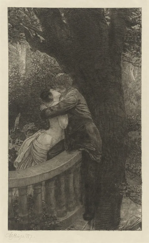Max Klinger, In the Park (Im Park): pl.4