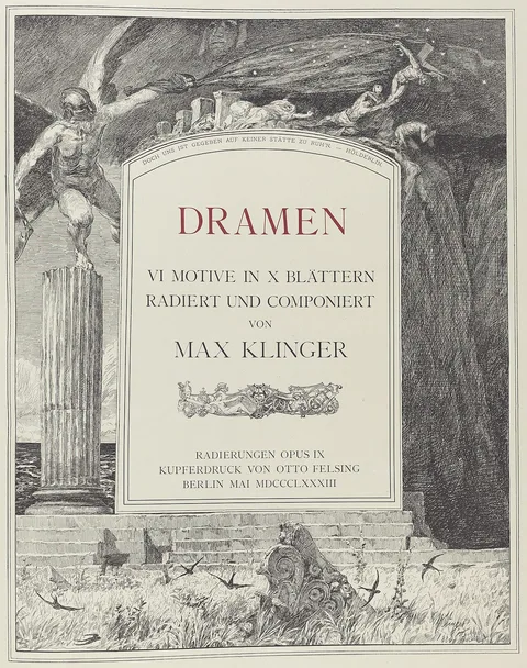 Max Klinger, Title Page