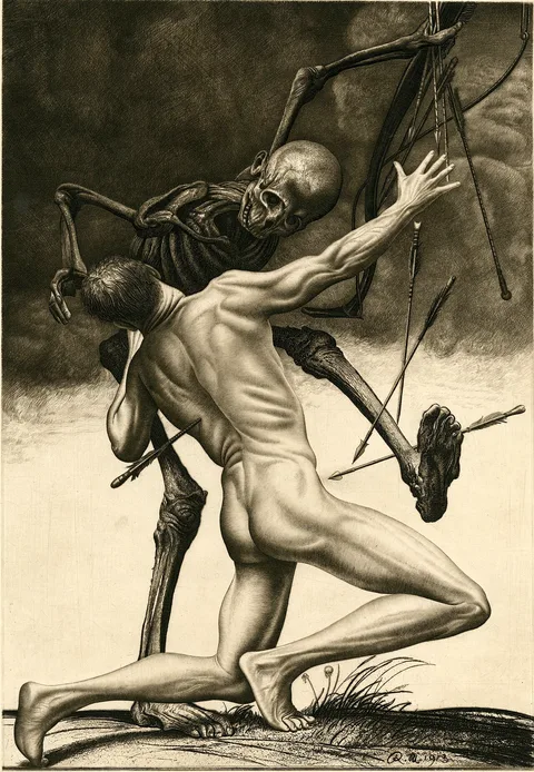 Richard Müller, Todeskampf (Throes of Death)