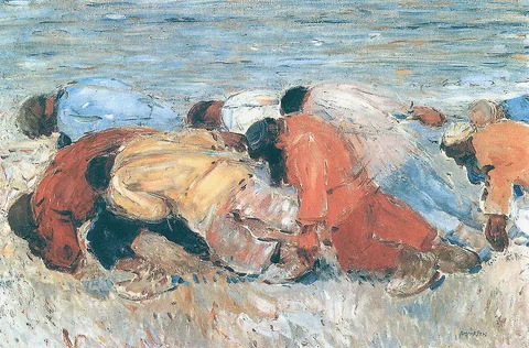 Robert Sterl, Ship puller on the Volga