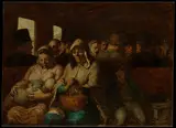 Honoré Daumier, The Third-Class Carriage