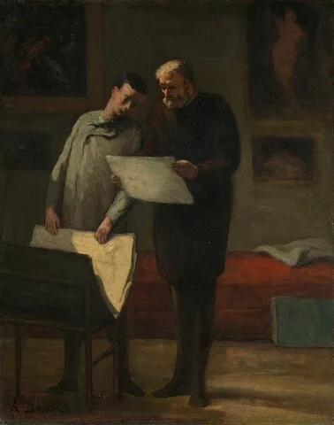Honoré Daumier, Advice to a Young Artist
