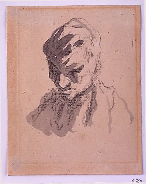 Honoré Daumier, Head of a Man