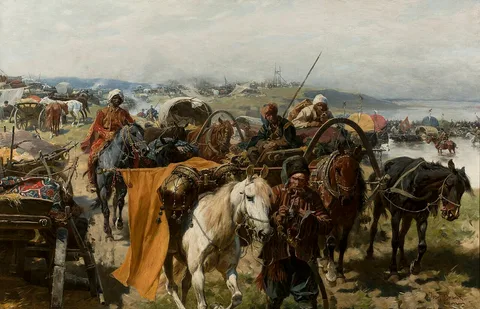 Józef Brandt, Zaporizhian Camp.