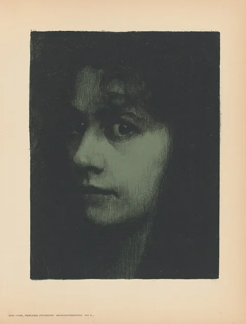 Hans Unger, Weiblicher Studienkopf