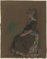 Emil Orlík, Volendam Girl in Costume