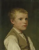 Albert Anker, Portrait of a boy