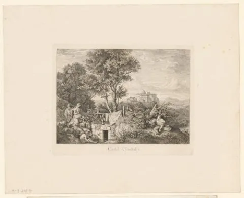 Ludwig Richter, Castel Gandolfo