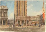 Rudolf von Alt, The Piazza San Marco