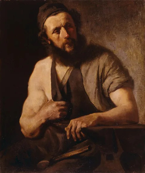 Franz Defregger, The Blacksmith