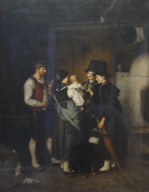 Franz Defregger, The Visit