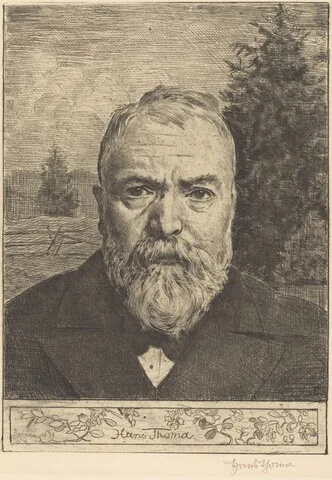Hans Thoma, Self-Portrait II