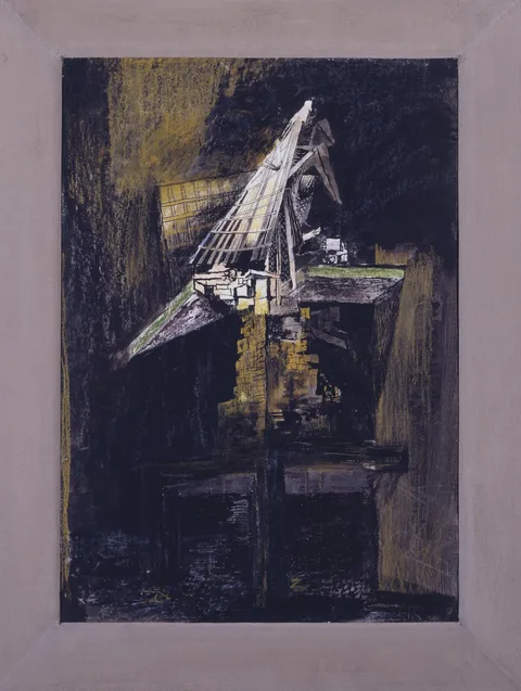 Graham Sutherland, Devastation, 1941, East End, Wrecked Public House