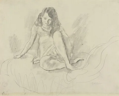 Jules Pascin, Seated Figure
