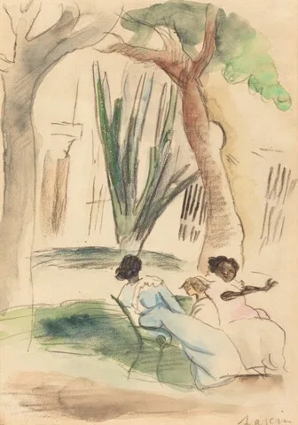 Jules Pascin, Nannies with a Child