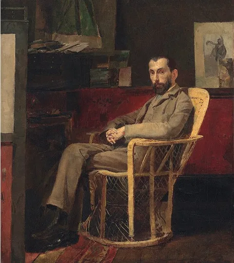 Tom Roberts, Portrait of Louis Abrahams
