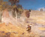 Tom Roberts, A break away!