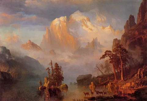 Albert Bierstadt, The Rocky Mountains