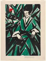 Otto Lange, Woman in Green
