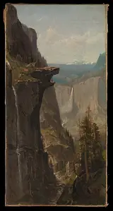 William Keith, Yosemite Falls, from Glacier Point