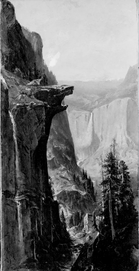 William Keith, Yosemite Falls, from Glacier Point