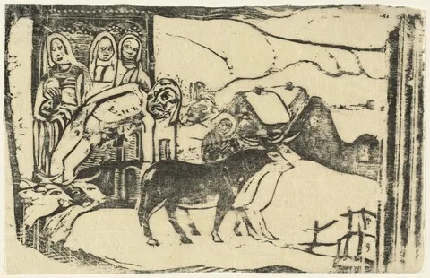 Paul Gauguin, Wayside Shrine in Brittany (Le calvaire Breton)