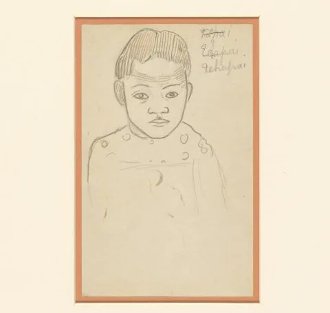 Paul Gauguin, Portret van een jongetje in Tahiti