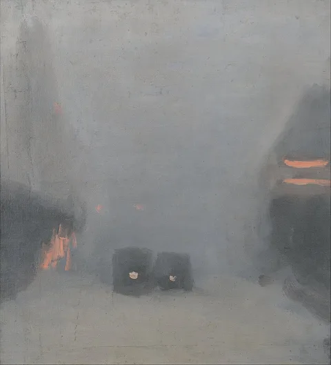 Clarice Beckett, Passing trams