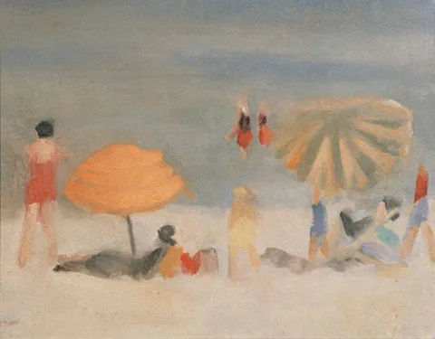 Clarice Beckett, Beach Scene