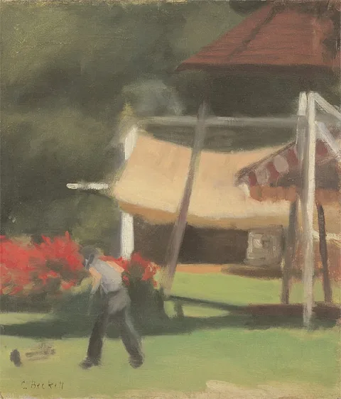 Clarice Beckett, Hawthorn Tea Gardens