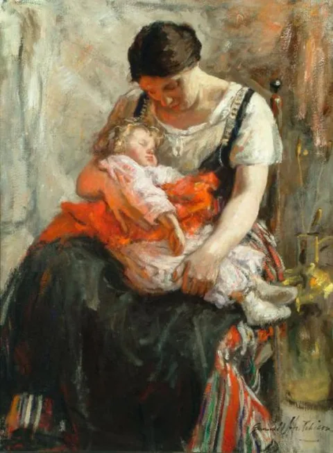 Robert Gemmell Hutchison, Asleep