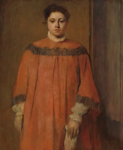 Edgar Degas, Girl in Red