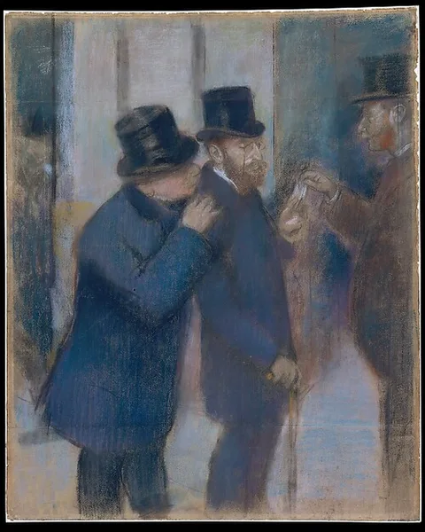 Edgar Degas, Portraits at the Stock Exchange