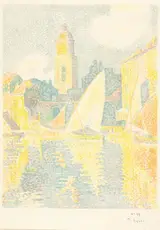 Paul Signac, St. Tropez: The Port (Saint-Tropez: Le port)