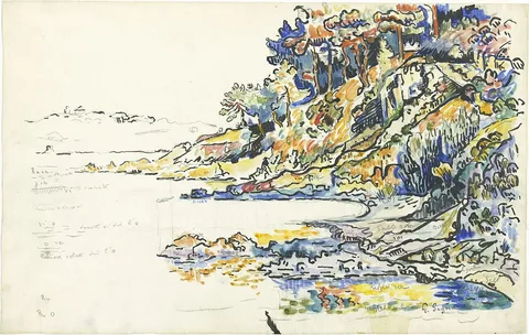Paul Signac, The Calanque at Saint Tropez
