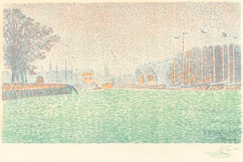 Paul Signac, At Flushing (A Flessingue)
