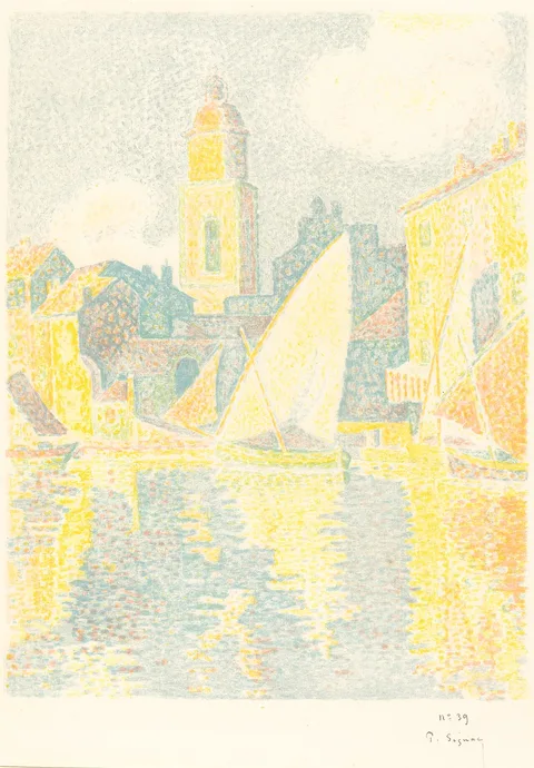Paul Signac, St. Tropez: The Port (Saint-Tropez: Le port)