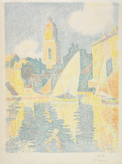 Paul Signac, Saint-Tropez:  The Port