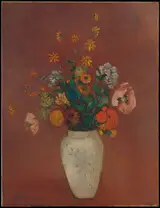 Odilon Redon, Bouquet in a Chinese Vase