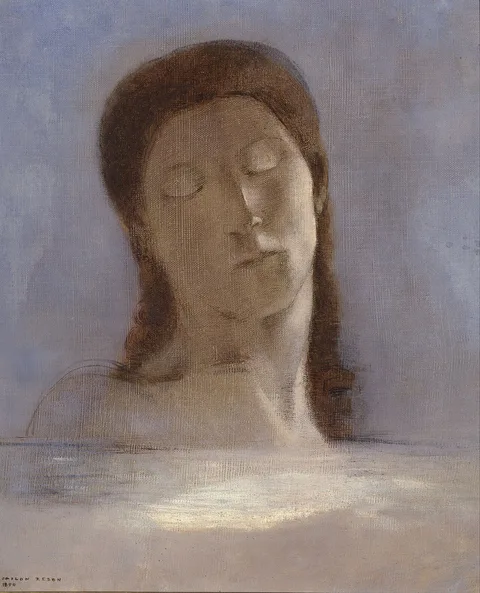 Odilon Redon, Les Yeux clos