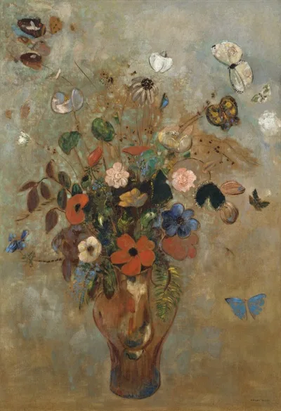Odilon Redon, Still Life with Flowers