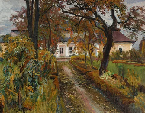 Stanisław Kamocki, Manor house in autumn