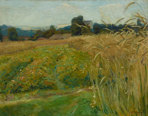 Stanisław Kamocki, Landscape from the Vincity of Krakow
