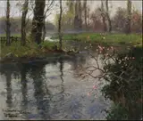 Frits Thaulow, A Stream in Springtime
