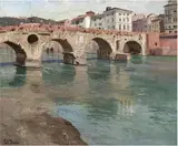 Frits Thaulow, PONTE PIETRA, VERONA